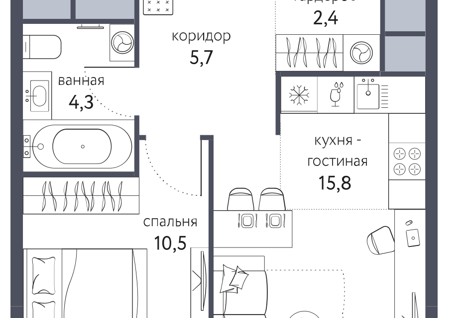 квартира г Москва ул Тагильская 4/4 Восточный административный округ фото 1