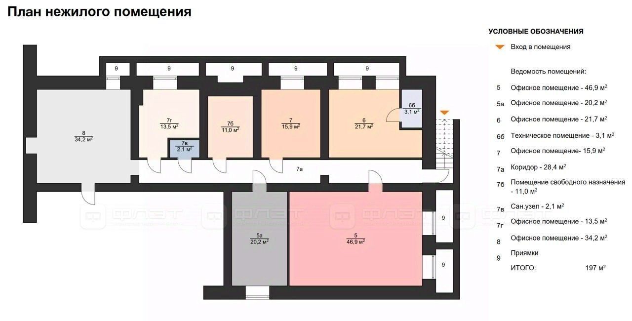 свободного назначения г Казань р-н Вахитовский ул Бутлерова 29 фото 2