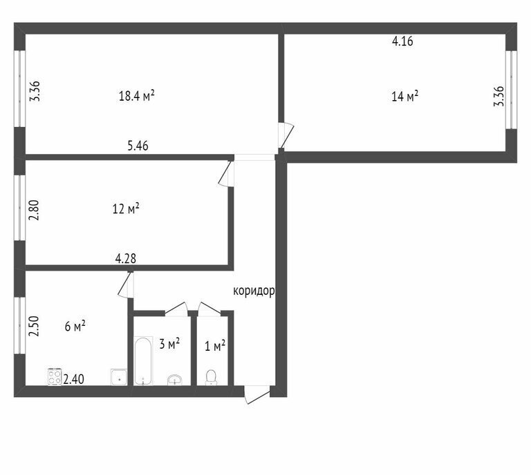 квартира г Ачинск мкр 8-й 14 фото 14