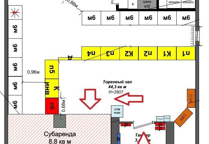 торговое помещение г Москва метро Щукинская ул Габричевского 10к/2 муниципальный округ Покровское-Стрешнево фото 2