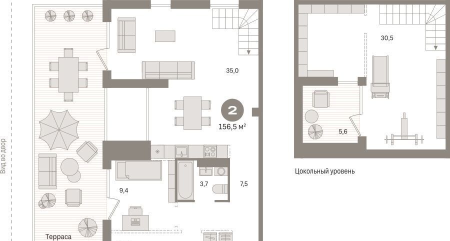 квартира г Тюмень р-н Центральный ул Газовиков 40 фото 3