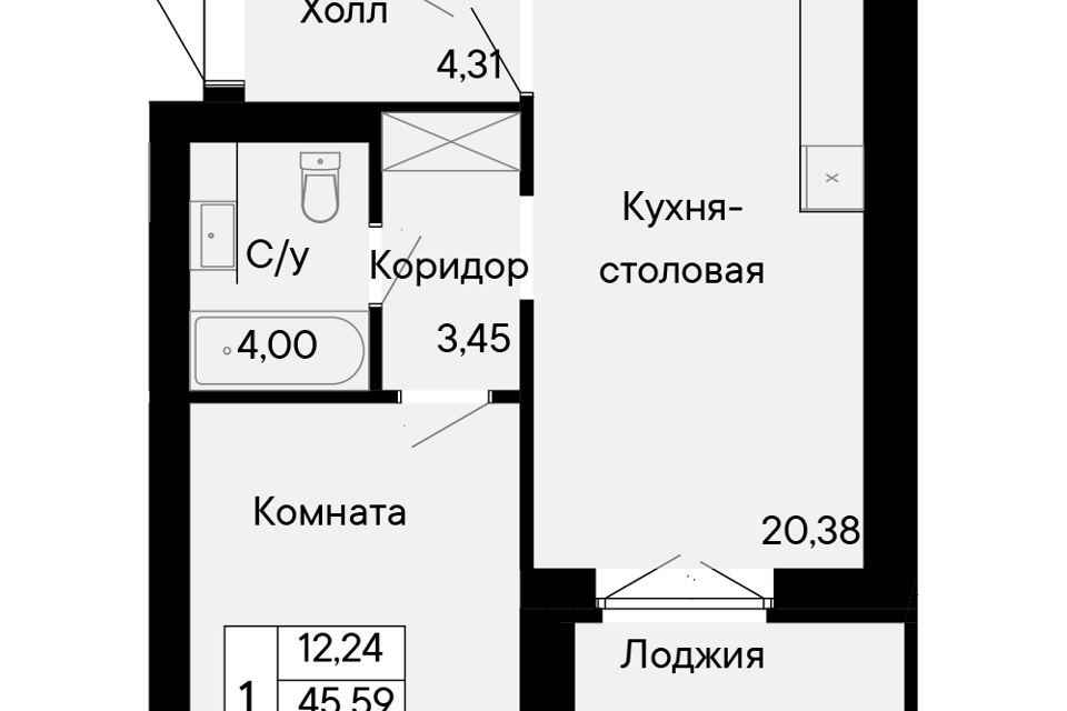 квартира г Ростов-на-Дону р-н Октябрьский пер Бориславский 47 Ростов-на-Дону городской округ фото 1