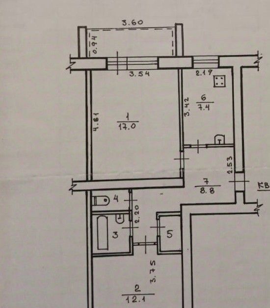 квартира г Волгоград р-н Кировский ул им. Кирова 128 фото 18