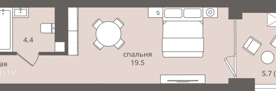 квартира г Пионерский ул Комсомольская 34 Пионерский городской округ фото 1