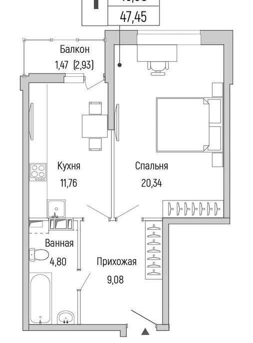 квартира г Красногорск Павшино жилой комплекс Рига Хиллс фото 1