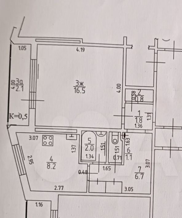 квартира г Калининград р-н Московский ул Интернациональная 27 фото 14