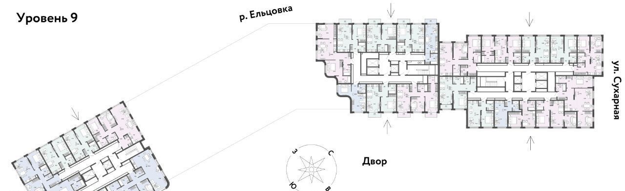 квартира г Новосибирск метро Площадь Гарина-Михайловского ул Сухарная 109/2 фото 2