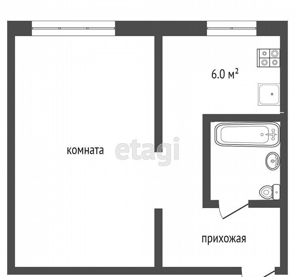 квартира г Челябинск р-н Центральный ул Энгельса 43а фото 12