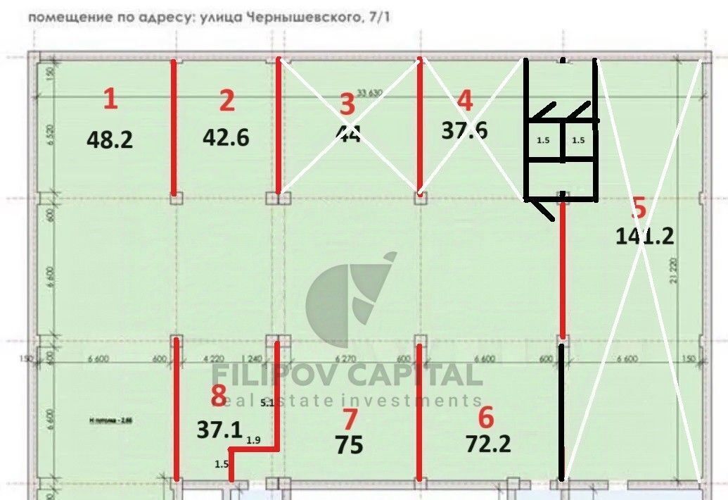 свободного назначения г Уфа р-н Ленинский ул Чернышевского 7/1 фото 2