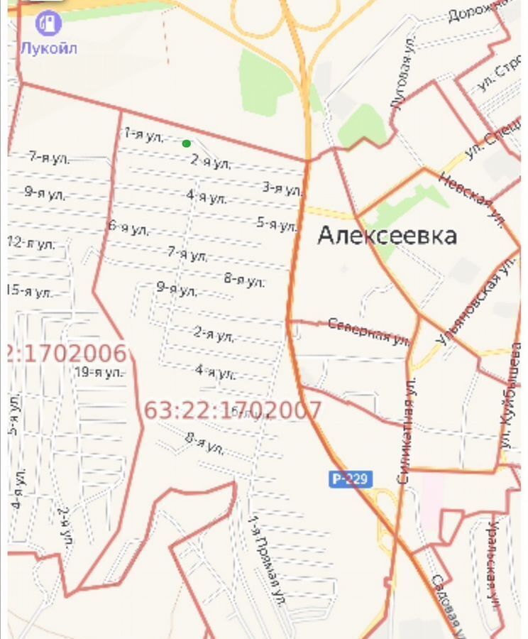 земля г Кинель пгт Алексеевка Новая Алексеевка, 1-я ул, массив фото 2