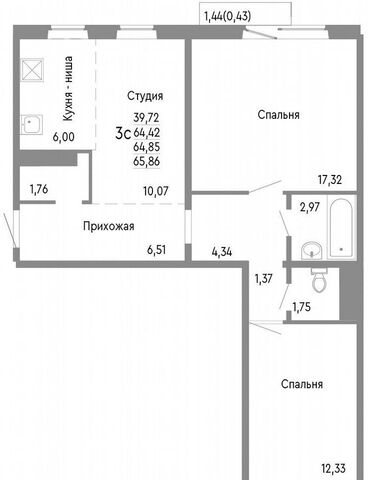 квартира р-н Советский ул Нефтебазовая 1 фото