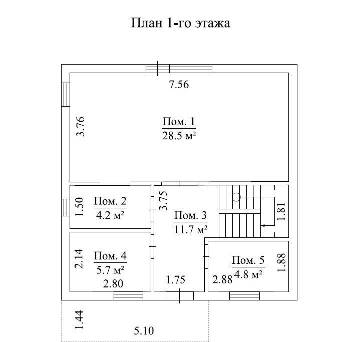 дом р-н Боровский д Совьяки снт Заря Киевское шоссе, 4 км, сельское поселение Совьяки, 208, Боровск фото 9