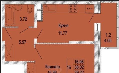 квартира городской округ Пушкинский п Правдинский жилой дом Правда-4 Stepan kovskoye Shosse, 49, Pravdinskiy, Moskovskaya oblast, Russia, 141260 фото 24