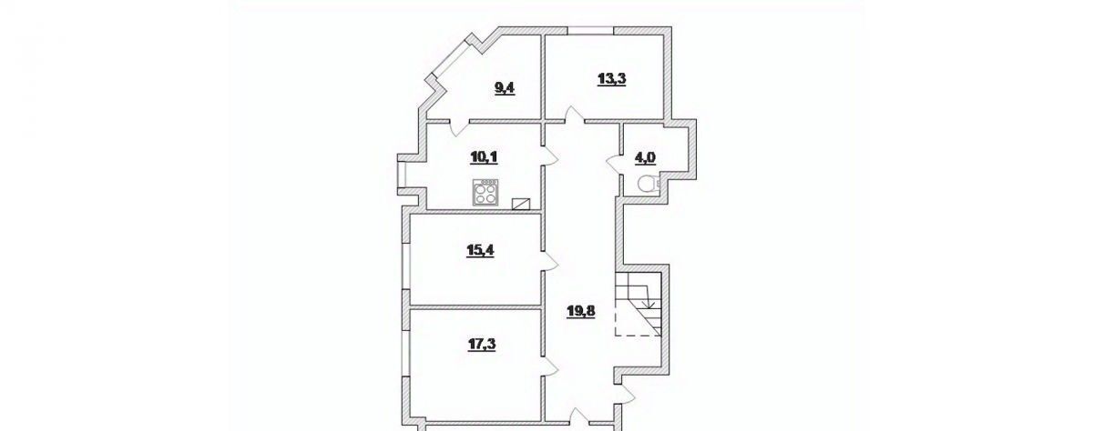 квартира г Калининград р-н Центральный ул Римского-Корсакова 15 фото 2