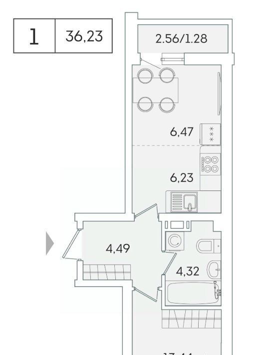 квартира р-н Всеволожский г Мурино ул Графская 6к/4 Девяткино фото 1