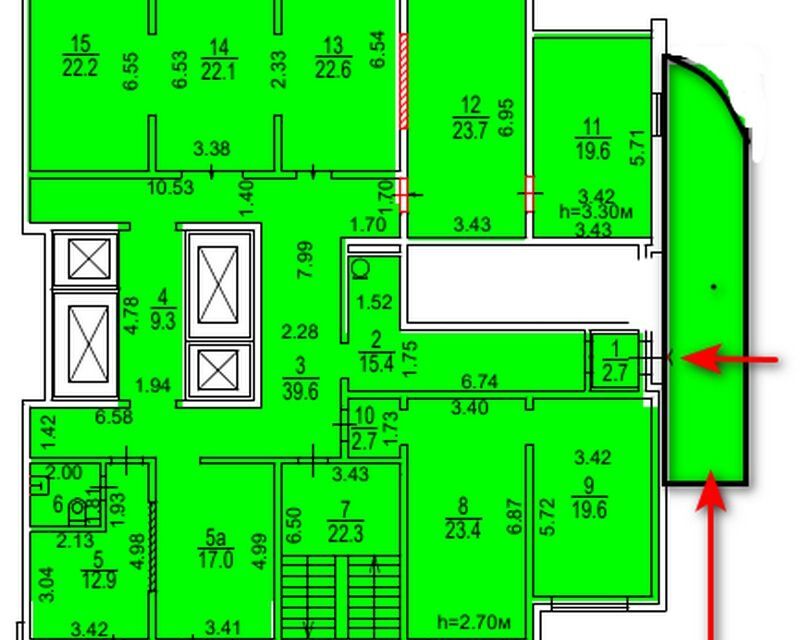 квартира г Москва наб Нагатинская 32к/1 Южный административный округ фото 2