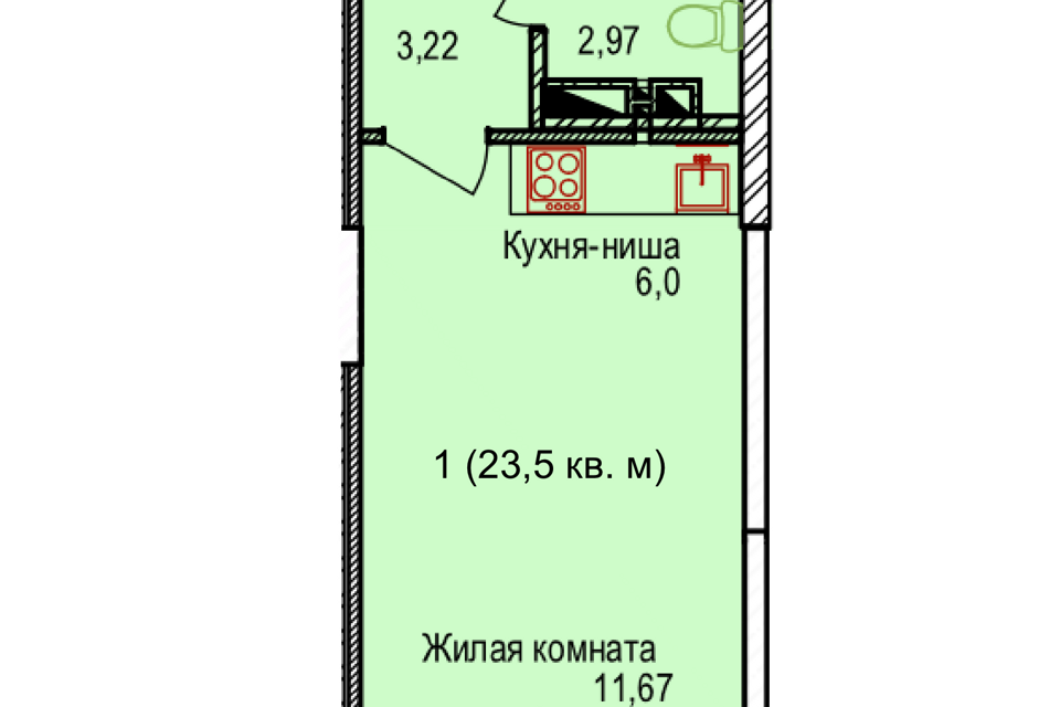 квартира г Новосибирск р-н Кировский ул Пригородная 30 Новосибирск городской округ фото 9