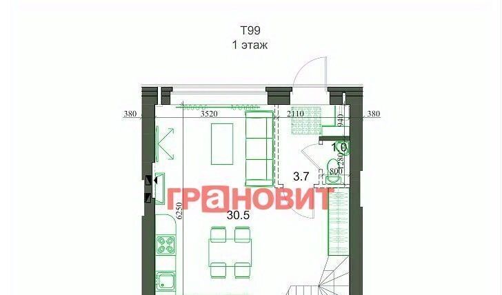 дом р-н Новосибирский п Элитный р-н мкр Березки сельсовет, 174, Мичуринский фото 2