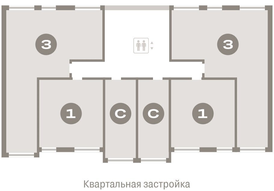 квартира г Тюмень ул Мысовская 26к/1 ЖК «Зарека» Центральный административный округ фото 3