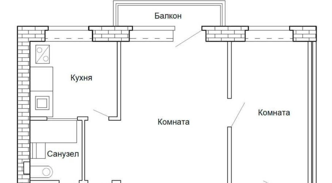 квартира р-н Киришский г Кириши ул Комсомольская 14 Киришское городское поселение фото 13