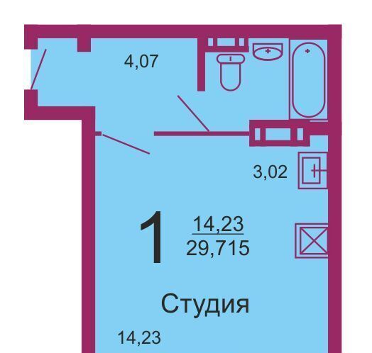 квартира г Челябинск р-н Калининский ул Братьев Кашириных 111 фото 9