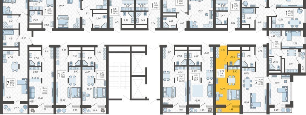 квартира г Сочи р-н Хостинский ЖК «Кислород» 12 Хостинский район фото 2