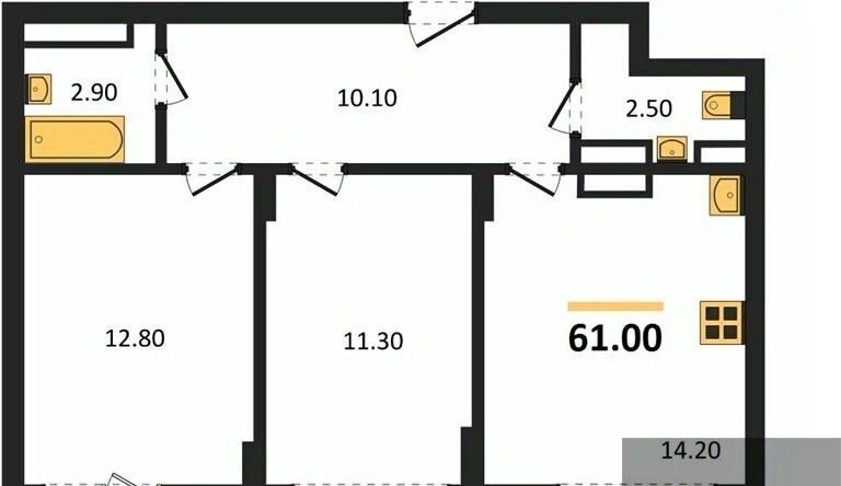 квартира г Воронеж р-н Железнодорожный ул Остужева 52/5 фото 1