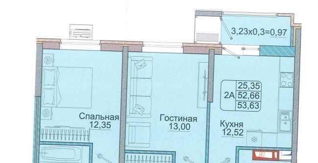 квартира г Краснодар р-н Прикубанский микрорайон 9-й километр ЖК «Репин-Парк» фото 1