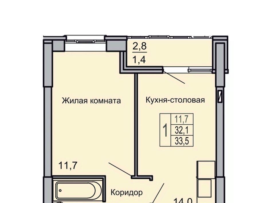 квартира г Волгоград р-н Кировский ЖК «Засекин» фото 1