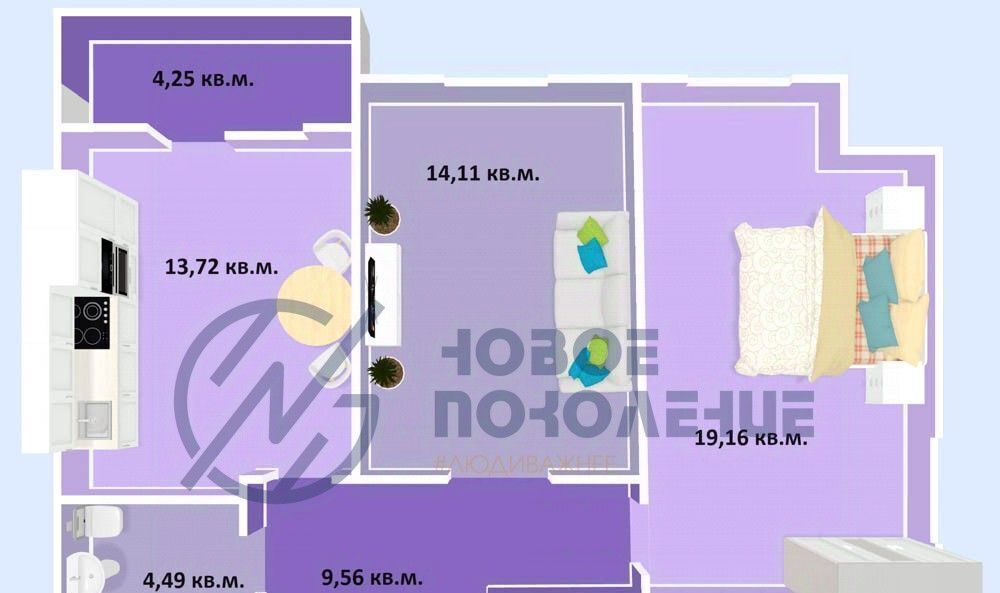 квартира г Омск р-н Центральный ул Завертяева 18к/12 фото 1