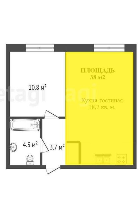 квартира г Санкт-Петербург метро Балтийская ЖК Лермонтовский 54 к 1 фото 1