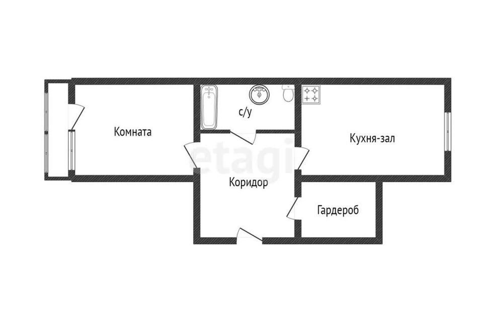 квартира г Иркутск ул Красноярская 57 Иркутск, муниципальное образование фото 9