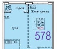 квартира городской округ Красногорск д Глухово ул Романовская 17 Павшино фото 10