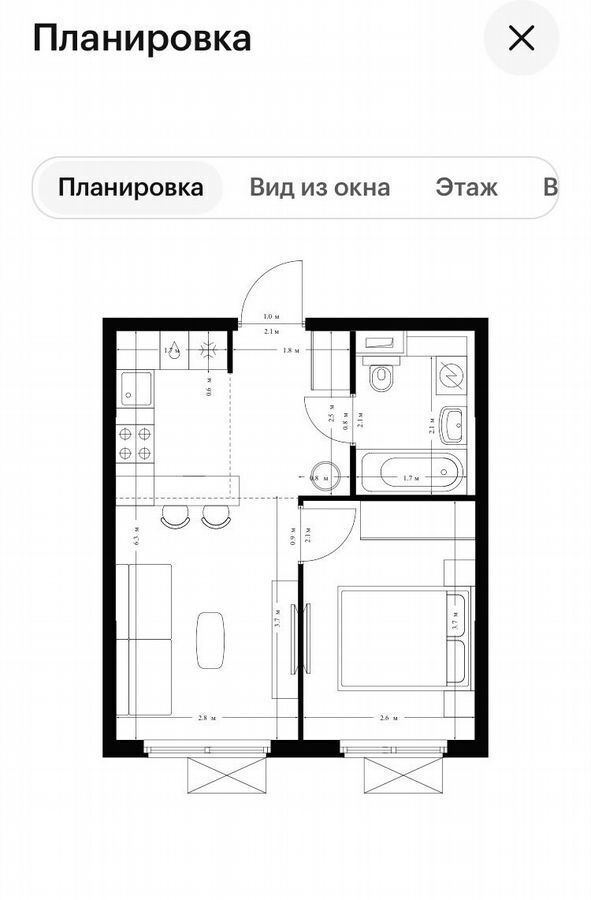 квартира г Москва метро Текстильщики проезд Грайвороновский 2-й 3ак/1 муниципальный округ Текстильщики фото 17