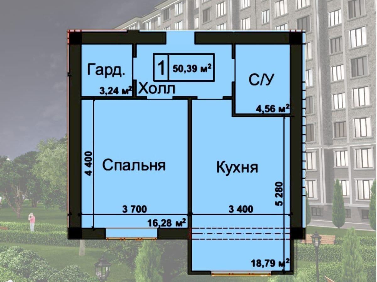 квартира г Нальчик Горная ул Ватутина 29б блок Ж фото 3