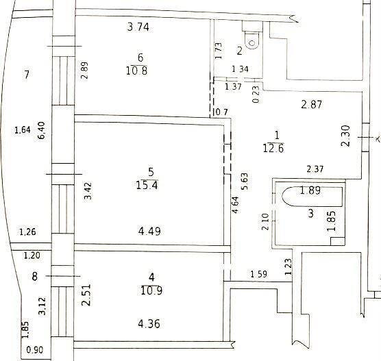 квартира г Дмитров ул Архитектора В.В.Белоброва 11 Дмитровский г. о. фото 16