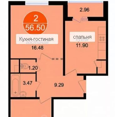 квартира г Ростов-на-Дону р-н Советский ул Жданова 7/33 ЖК «Западные Ворота» Левенцовский жилой район; Левенцовский жилой массив фото 20