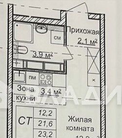 квартира г Нижний Новгород р-н Советский Горьковская пр-кт Героев Донбасса 11 фото 2