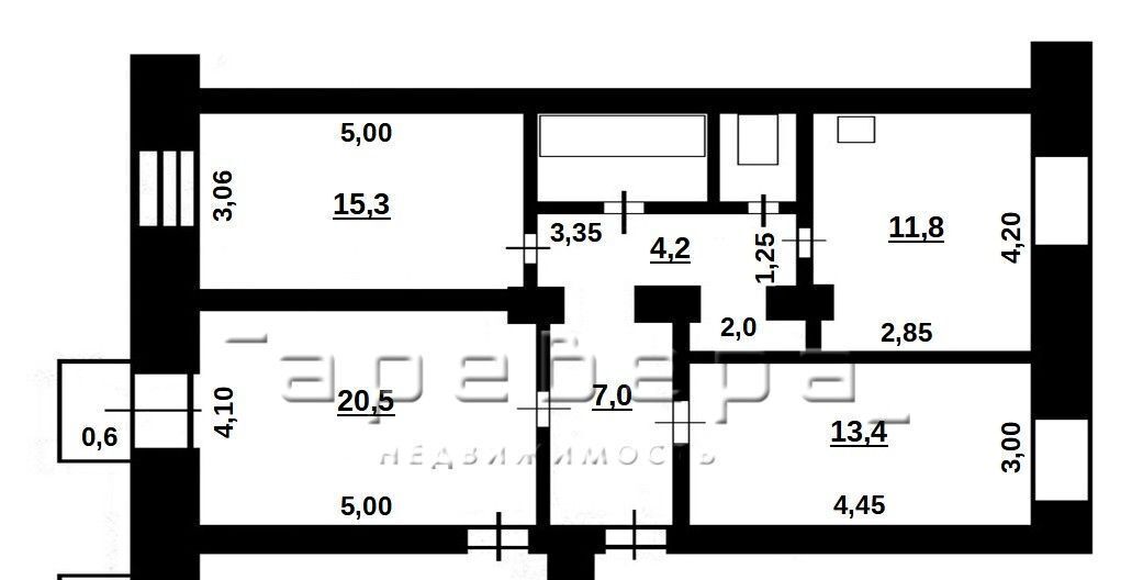 квартира г Красноярск р-н Железнодорожный ул Калинина 5б фото 33