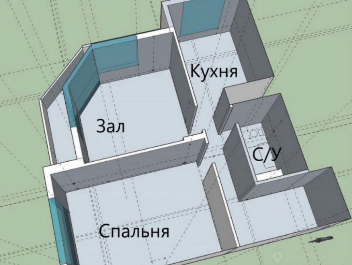 квартира г Сергиев Посад пер Красный 4к/3 Сергиево-Посадский г. о. фото 11