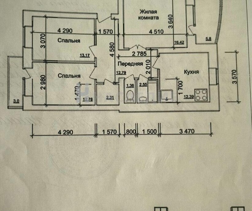 квартира г Новочеркасск ул Ященко А.А. 6 фото 3