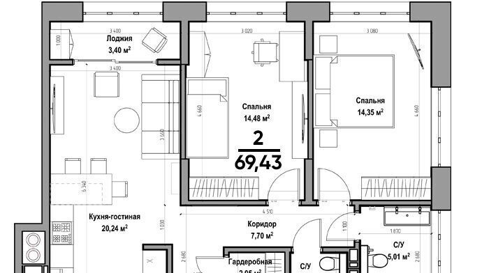 квартира г Рязань р-н Советский ул Лермонтова 13 фото 1