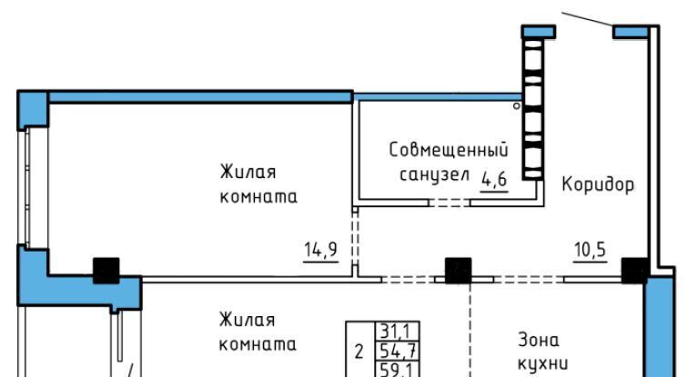 квартира г Абакан ул Колхозная 43 фото 1