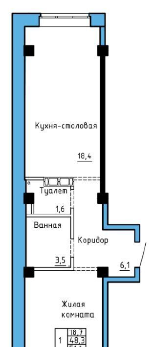 квартира г Абакан ул Колхозная 43 фото 1