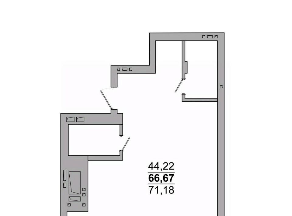 квартира г Новосибирск Заельцовская ул Сеченова 13 фото 1