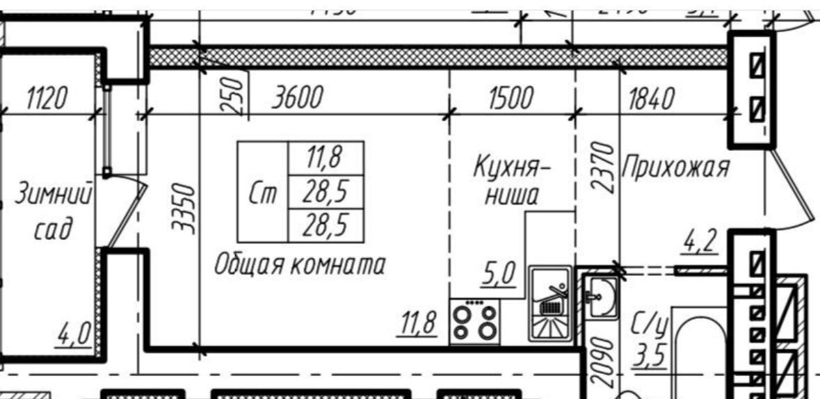 квартира г Барнаул р-н Октябрьский Поток кв-л фото 2