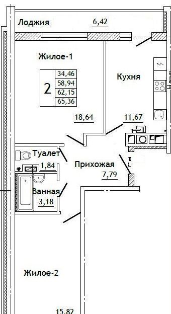 квартира р-н Смоленский д Алтуховка стр. 17, Смоленск фото 1