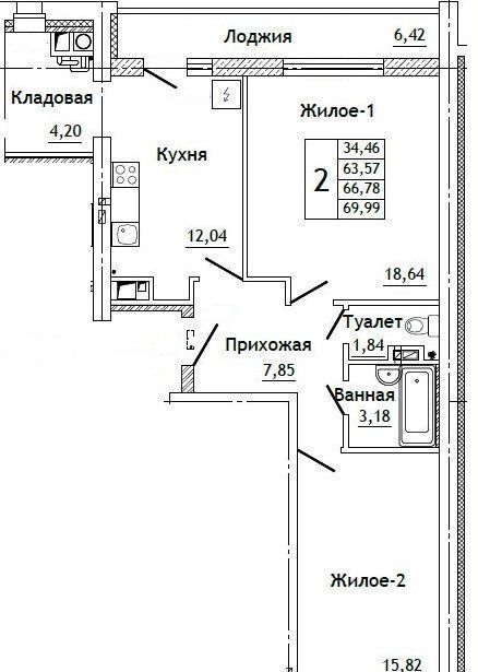 квартира р-н Смоленский д Алтуховка стр. 17, Смоленск фото 1