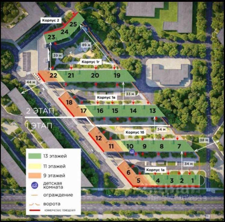 квартира г Санкт-Петербург ул Планерная 87/1 округ Юнтолово, ЖК «FoRest Аквилон», Ленинградская область фото 3