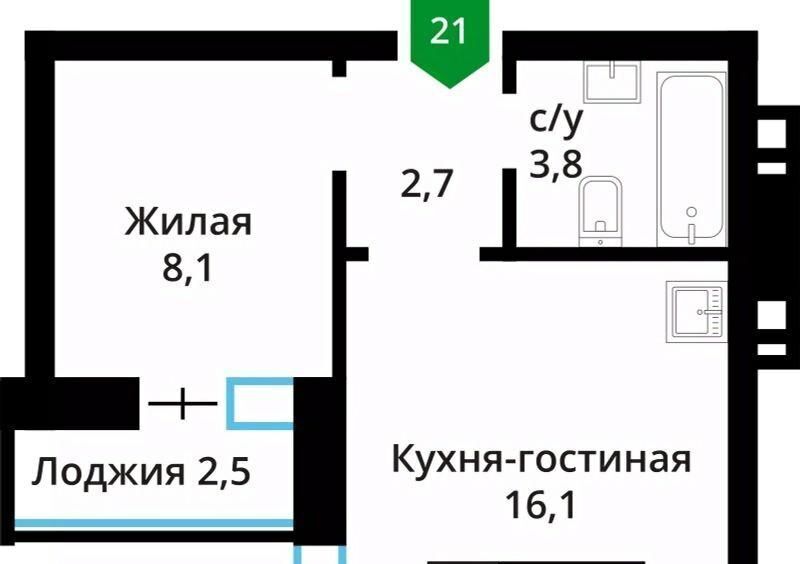 квартира городской округ Красногорск д Аристово ул Центральная 6 Пятницкое шоссе фото 1